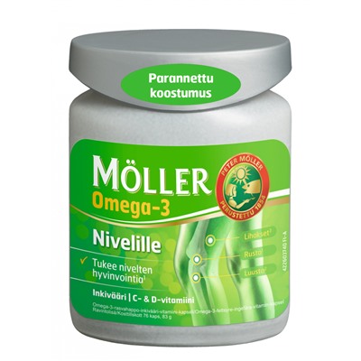 Витамины Moller Nivelille комплекс для суставов 76 шт (СРОК РЕАЛИЗАЦИИ 01.2024)