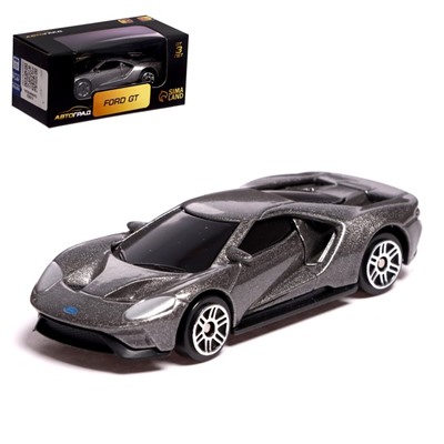 Машина металлическая FORD GT, 1:64, цвет серый