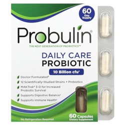 Probulin Пробиотик для ежедневного ухода, 10 миллиардов КОЕ, 60 капсул