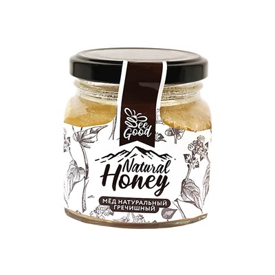 «Natural Honey», мёд гречишный, 330 г