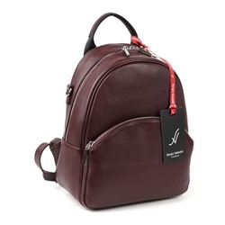 Женский кожаный рюкзак Sergio Valentini SV-SZ758/A Бордо
