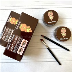 Набор подводок для глаз Million Pauline Cady Bear Black+Brown Eyeliner