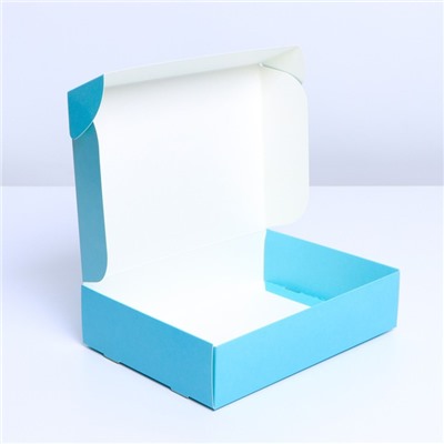 Упаковка подарочная, Коробка складная «Тиффани», 21 х 15 х 5 см
