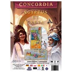 Наст. игра "Concordia: Aegyptus/Creta" (Конкордия: Египет/Крит) (правила на англ. языке)арт.PDV09718