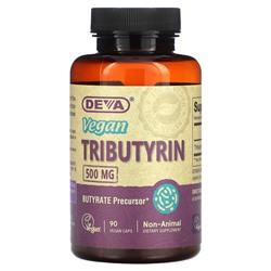 Deva Vegan Tributyrin, 500 mg , 90 Vegan Caps