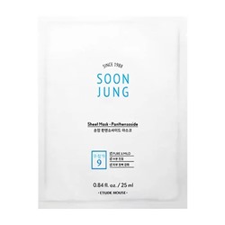 Etude House SoonJung Sheet Mask Panthensoside Успокаивающая тканевая маска