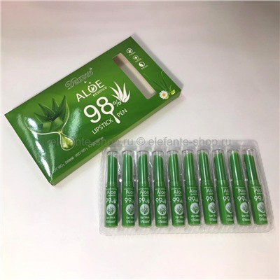 Набор помад с алое вера Daixuere 98% Aloe Essence Lipstick Pen, 10 штук (106)