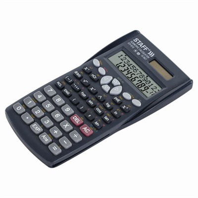 Калькулятор инженерный двухстрочный STAFF STF-810 (161х85 мм), 240 функций, 10+2 разрядов, 250280