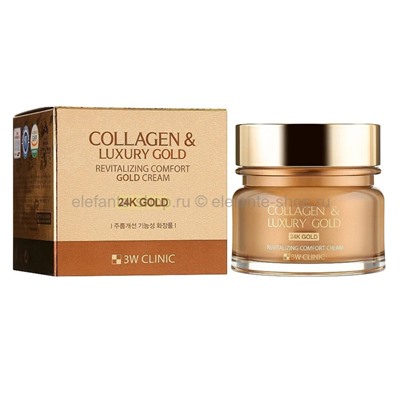 Крем для лица 3W Clinic Collagen Luxury Gold Cream, 100 гр (51)