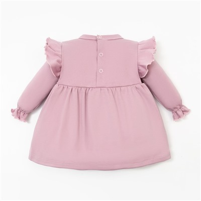 Платье и повязка Крошка, Я BASIC LINE, рост 62-68 см, розовый