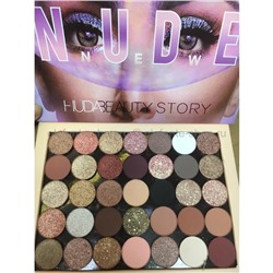 Палетка теней Mertcury retrograde nude NEW huda beauty story, 35 цветов