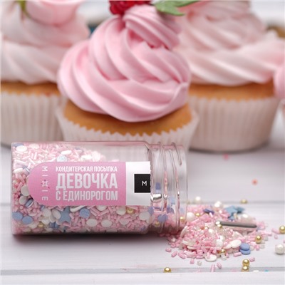 Посыпка кондитерская MIXIE «Девочка с единорогом», 50 г