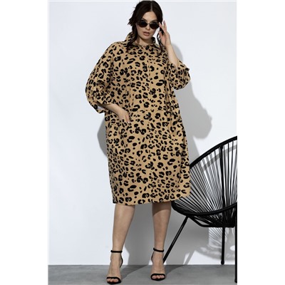 Платье SOVA 11168 леопард