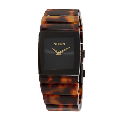 Nixon Lynx Acetate Quartz Black Dial Ladies Watch A1259-647-00