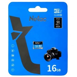 Карта памяти MicroSD 16GB Netak P500 Standart Class 10UHS-1 без адаптера