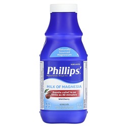 Phillips' Молоко Магнии, Вишневый, 355 мл - Phillips' - Формулы для кишечника