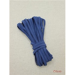 Резинка бельевая цв.джинсовый синий, ш.7мм, 10м