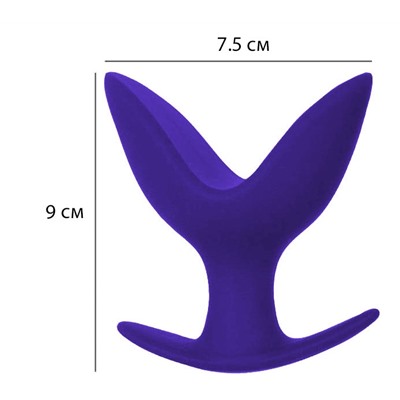 Анальный расширитель "Blue Lotus" синий