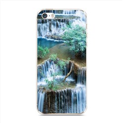 Силиконовый чехол Водопад 7 на iPhone 5/5S/SE