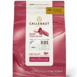 Шоколад 47.3% Callebaut ruby 1 кг