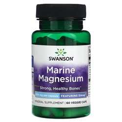 Swanson Морской Магний - 200 мг - 60 растительных капсул - Swanson
