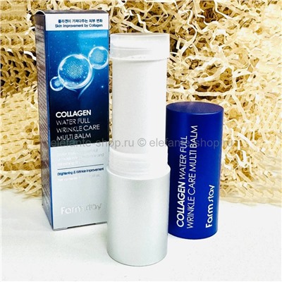 Бальзам-стик FarmStay Collagen Water Full Wrinkle Care Multi Balm 11g (13)