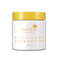 Pureheals Propolis 80 Sleeping Pack Capsule Maske Propolis, 100 мл