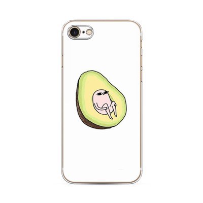 Силиконовый чехол Avocado time на iPhone 8