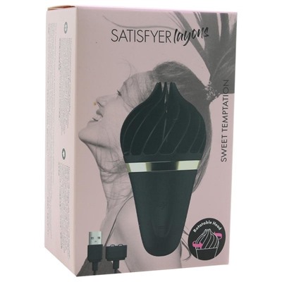 Мини вибромассажер Satisfyer "Layons Sweet Temptation" черный