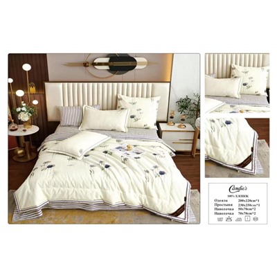 Одеяло Candie’s Cotton с простыней и наволочками ODCANC017