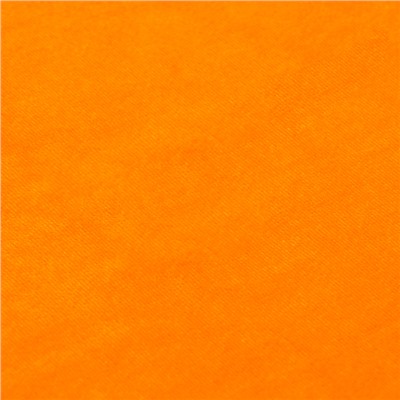 Лоскут, плюш на трикотажной основе, оранжевый, 100 × 150 см, 100% п/э