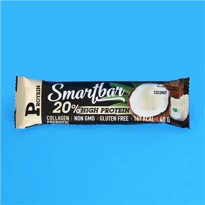 Протеиновый батончик - Кокос в тёмной глазури" Smartbar Protein 40г.