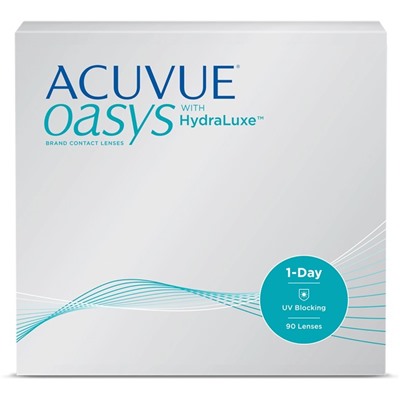 Контактные линзы 1-Day ACUVUE Oasys with Hydraluxe, -0.50/ 8.5, в наборе 90шт.