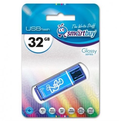 32Gb SmartBuy Glossy Blue (SB32GBGS-B)