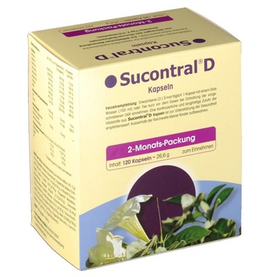 Sucontral (Суконтрал) D Diabetiker Kapseln Витаминно-минеральный комплекс при диабете, капсулы, 120 шт
