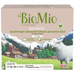 Стиральный порошок для белого белья BioMio BIO-WHITE, 1500 гр