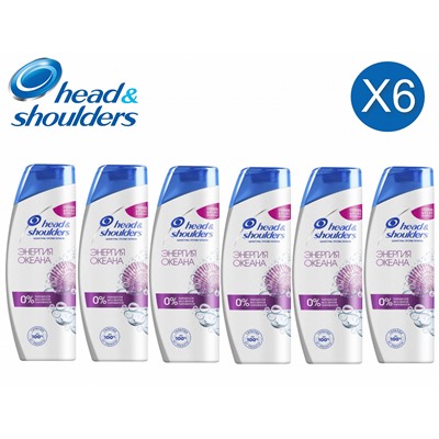 Шампунь против перхоти Head & Shoulders энергия океана 0% - 400мл