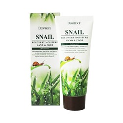 Deoproce Hand & Foot Snail Recovery Крем для ног и рук с муцином улитки