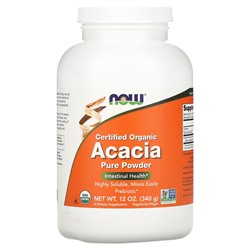 NOW Foods Органический порошок Акации - 340 г - NOW Foods