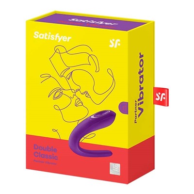 Satisfyer Вибромассажер для пар Partner перезаряжаемый Double Classic