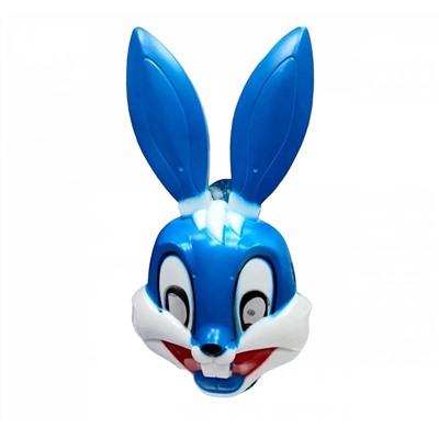 Карнавальная маска Заяц голубой