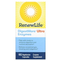 Renew Life DigestMore Ultra Enzymes - 90 вегетарианских капсул - Renew Life