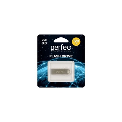 128Gb Perfeo M08 Metal Series USB 3.0 (PF-M08MS128)