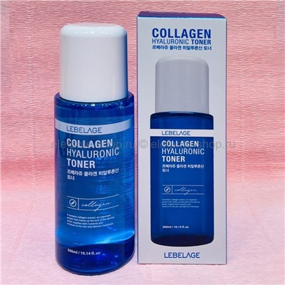 Увлажняющий тонер с коллагеном Lebelage Collagen Hyaluronic Toner 300ml (125)