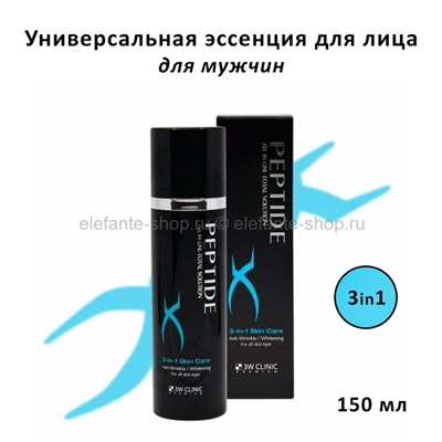 Мужская эссенция 3W Clinic Premium Black Peptide All In One For Man 150ml (51)