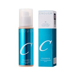 Enough #13N - натуральный беж Collagen 3x Moisture Foundation Тональная основа