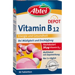 Abtei Vitamin B12 Витамин B12 Таблетки, 30 шт
