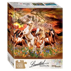 Степ. Пазл 1000 Limited Edition арт.79802 "Найди 16 лошадей"