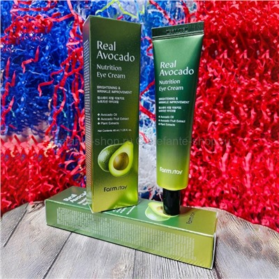 Крем с экстрактом авокадо FarmStay Real Avocado Nutrition Eye Cream 40ml (125)