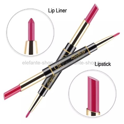 Набор двухсторонних матовых помад QIC Beauty Lipstick and Lip Liner 7 штук (106)